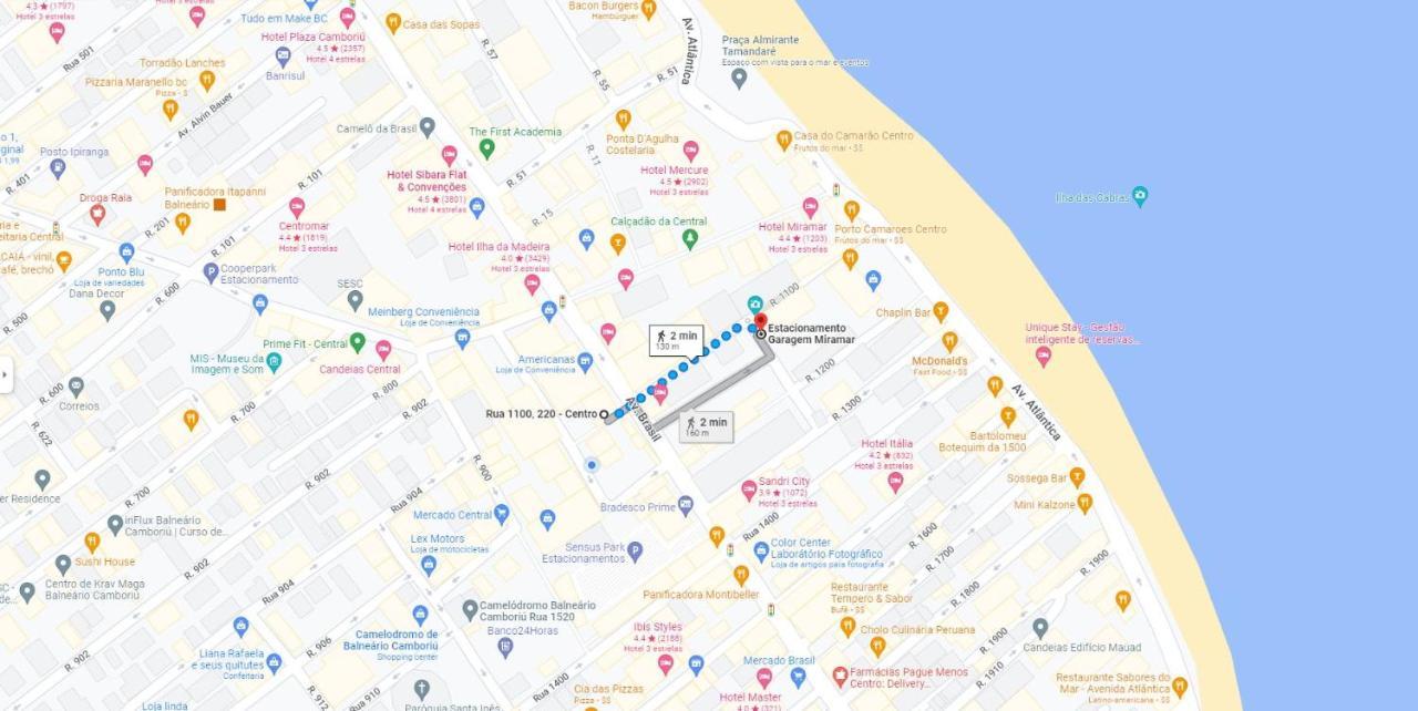 Jgd94 - Ao Lado Do Calcadao, Climatizado, Wi-Fi Lägenhet Balneário Camboriú Exteriör bild